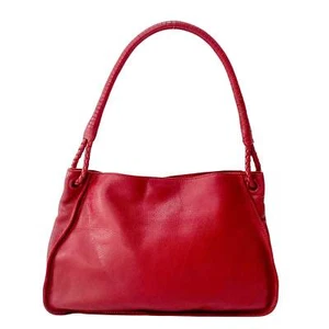 Bolso de hombro BOTTEGA VENETA de cuero rojo burdeos - Imagen 1 de 16