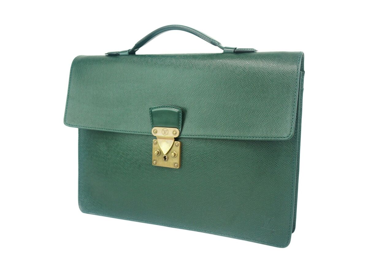 Louis Vuitton Business Bag - Green (M30074) for sale online Louis Vuitton Business Bag - Green (M30074) for sale online