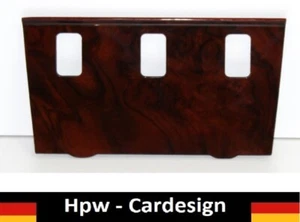 Schalterblende unter Aschenbecher Wurzelholz Holz Wood für Mercedes W126 NEU 4* - Picture 1 of 2