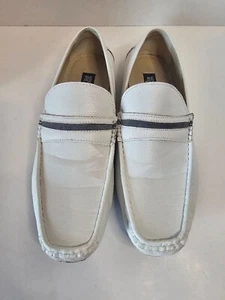 Men's Kenneth Cole Reaction Loafers, Hasta Know White, Size 9.5 Cousin Eddie - Picture 1 of 10