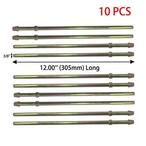 10Pcs Double Headers Straight Wire Universal Exhaust Hanger 3/8'' Mild Steel New - Bild 1 von 9