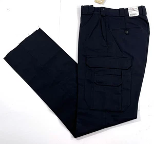 NEW 37x36 FLYING CROSS MENS TACTICAL EMT CARGO PANTS 48700 LAPD NAVY 37XUNHEMMED - Picture 1 of 2