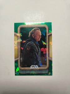 PALPATINE'S RISE 2024 Topps Star Wars Sapphire GREEN /99 #65 A3 - Picture 1 of 2