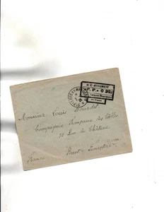 St.Pierre & Miquelon 1926 PROVISIONAL to France -Commercial mail - Bild 1 von 2