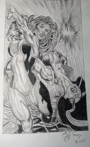 She Hulk - Super Knock Out Drawing By Jeff Ewing - Picture 1 of 1
