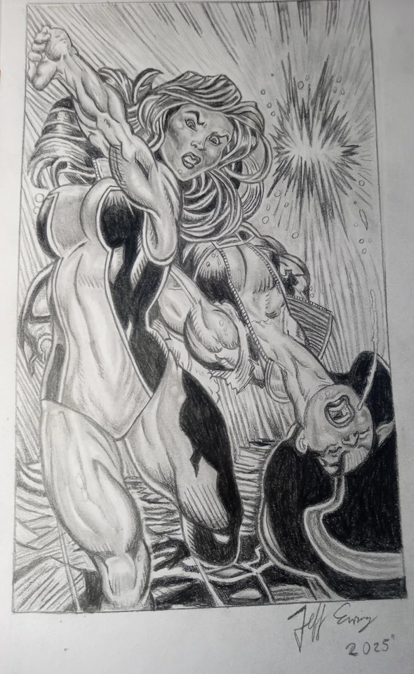 She Hulk - Dibujo Super Knock Out de Jeff Ewing  Foto 1 de 1