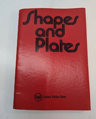 Shapes And Plates Spiralbound July 1974 United States Steel Softcover Vintage - Image 1 of 4