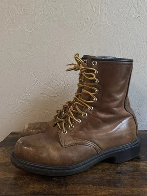 Botas Ala Roja Años 90 DE COLECCIÓN Cuero Marrón HECHAS EN EE. UU. Talla 6D W7.5 Foto 1 de 4