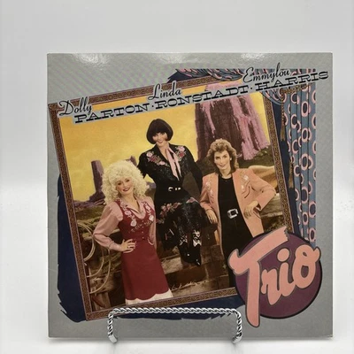 Dolly Parton, Linda Rondstadt, Emmylou Harris-Trio-Country LP Vinyl 1987 NM/VG+ - Image 1 of 4