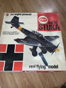 Cox Stuks Ju 87 Control Line .049 Nitro Dive Bomber Airplane - Picture 1 of 21