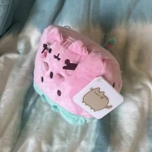 Pusheen Watermelon Plush 6” Claire’s Cute Kawaii Soft Toy Collectible BNWT - Picture 1 of 3