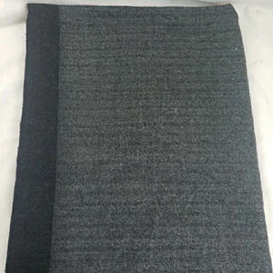 Mercedes Benz Blanket Official Logo Throw Black Grey Herringbone 59x79 Acrylic - Picture 1 of 8