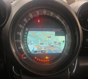 14-15 MINI COOPER S R60 COUNTRYMAN SPEEDOMETER W NAVIGATION DISPLAY OEM - Picture 1 of 15