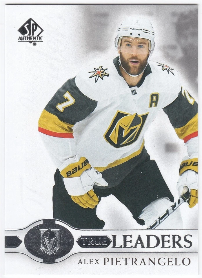 2020-21 SP Authentic True Leaders ALEX PIETRANGELO #TL-AP Vegas Golden Knights - Image 1 of 1