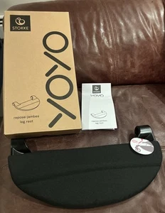 NEU Stokke Yoyo gepolsterte Beinauflage schwarz Kinderwagen Zubehör Baby Kleinkind - Bild 1 von 5