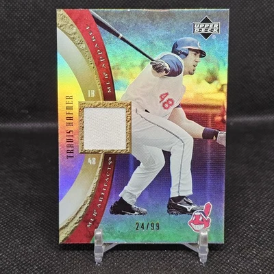 Upper Deck Artifacts 2005 #MLB-TH Travis Hafner MLB Apparel Rainbow #/99 Foto 1 de 2