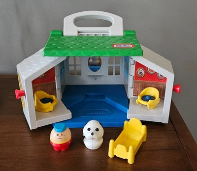 Little Tikes Toddle Tots Carry Along Family House Vintage 1988 EE. UU. Foto 1 de 4