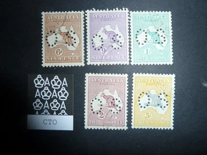 *VFU/CTO VARIETY*SMALL MULTI/WMK ROOS **VERY FINE AND FRESH KANGAROO SET TO 5/-* - Picture 1 of 2