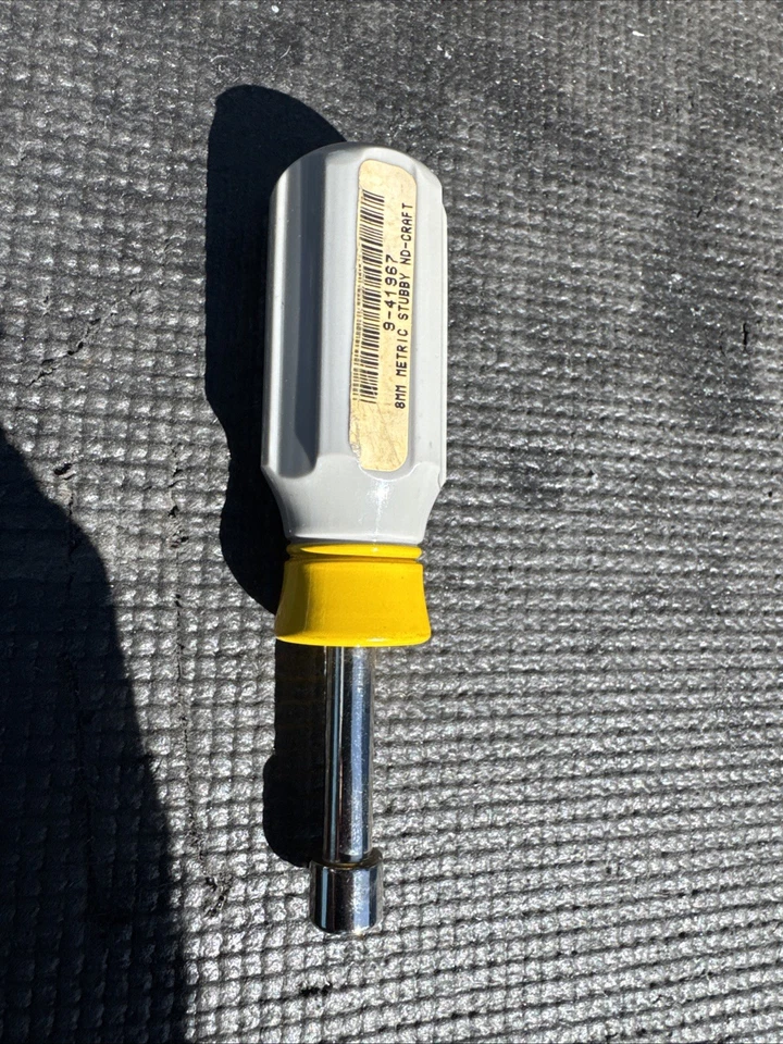 Sears Craftsman USA Nos 41967 8mm Stubby Nutdriver Stickered Metric H Series - Image 1 of 4