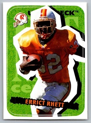 1995 Collector's Choice Update Stick-Ums Errict Rhett Tampa Bay Buccaneers #10 - Image 1 of 2