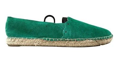 Talbots Mujer Alpargatas de Gamuza Cuero Verde Zapatos Sin Cordones Ballet Planos Talla 7 M Foto 1 de 4