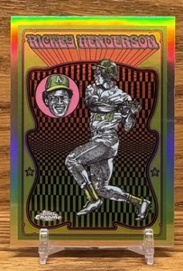 RICKY HENDERSON Ultra Violet All-Stars SP | 2025 Topps Chrome UV-12 ATHLETICS - Picture 1 of 2