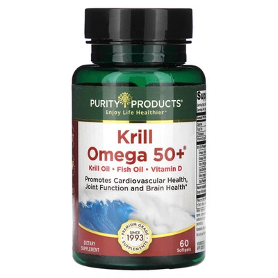 Krill Omega 50+, 60 Softgels - Image 1 of 2