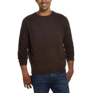 Weatherproof Vintage Men's Soft Touch Crew Neck Sweater Brown Bear-Medium - Picture 1 of 6