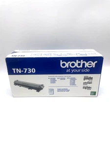 Brother TN-730 Black Ink Toner Cartridge Genuine Original - Sealed - Picture 1 of 4