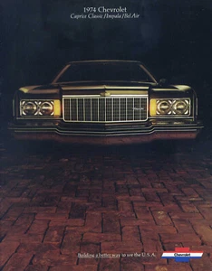 Chevrolet Caprice, Impala, Bel Air 1974 Dealer Brochure - Picture 1 of 2