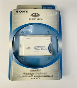 NIB Sony Memory Stick PC Card Adapter (MSAC-PC3) New - Picture 1 of 2