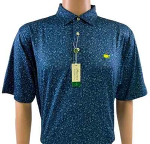 2025 Masters Peter Millar Course Design Performance Tech XXL 2XL Navy Golf Polo - Bild 1 von 7