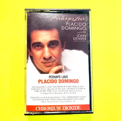 PLACIDO DOMINGO Perhaps Love CASSETTE TAPE - Image 1 of 4