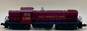 NIB Vintage N Atlas KATO Alco RS-1 Diesel Locomotive Gulf Mobile & Ohio #1108 - Picture 1 of 8