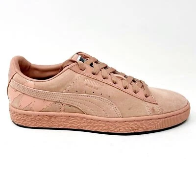 Puma Suede Classic x Mac One Creme De Nude Lipstick Womens Shoes 366289 01 - Image 1 of 4