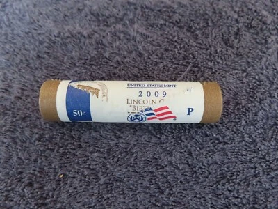2009 P Lincoln Cent (LP1) Long Cabin-Birth Place Bicentennial US Mint Roll  (H) - Image 1 of 4