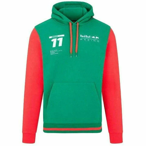 Red Bull Racing F1 Sergio Perez Hooded Sweatshirt-Green Cover