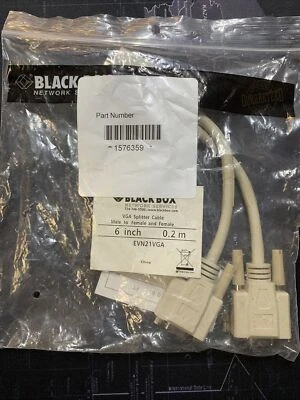 642 - Black Box VGA Splitter Cable EVN21VGA - Image 1 of 2