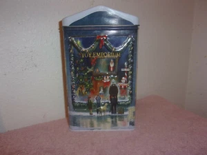 GOURMET "SUPREME CARMEL POPCORN MIX " TOY EMPORIUM HOLIDAY EMPTY TIN...... - Picture 1 of 7