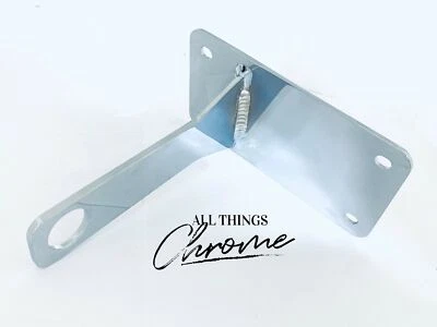 SOPORTE DE ETIQUETA DE PALANQUILLA DE MONTAJE DE EJE CROMADO PARA YAMAHA YZF R1 2009-2014 Foto 1 de 4