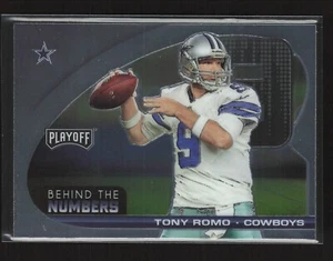 2021 Panini Playoff Behind the Numbers Tony Romo #BTN-TRO Dallas Cowboys - Picture 1 of 2