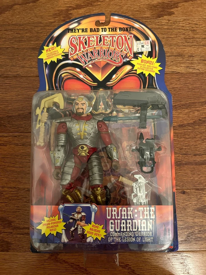 Skeleton Warriors Ursak The Guardian Vintage Cartoon Action Figure 1994 S57