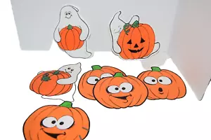7-Small Outdoor Halloween Plastic Yard decorations with Stakes - Picture 1 of 6