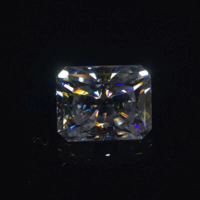 Excellent Cut  Radiant White D Color VVS1 Moissanite Stone With GRA Certificate - Image 1 of 4