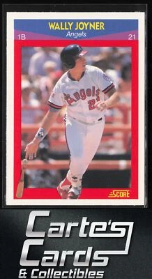 Wally Joyner 1990 Score 100 Superstars #81 California Angels - Image 1 of 2