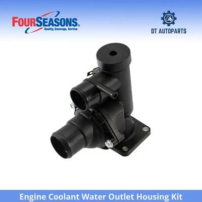 Kit de carcasa de salida de agua de refrigerante de motor Lincoln LS 2000-2002 4 estaciones Foto 1 de 4