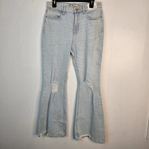 Wrangler Fierce Womens Jeans High Rise Flare Light Wash Stretch 8/32 NWT - Picture 1 of 7