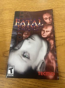 Fatal Frame (Sony PlayStation 2, PS2, 2002) MANUAL ONLY - Instruction Booklet - Picture 1 of 2