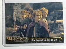 Lord of the Rings Fellowship of the Ring Movie Promo Card Topps P2 Legend 2001 