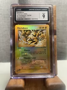Electabuzz Ex Sandstorm Reverse Holo Cgc 9 - Bild 1 von 2